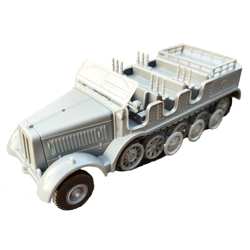 Grigio Leoboofe 1:72 M35 Camion Militare 4D Veicolo blindato con Ruote Modello di assemblaggio Senza Gomma Regali Militari per Auto Giocattolo 