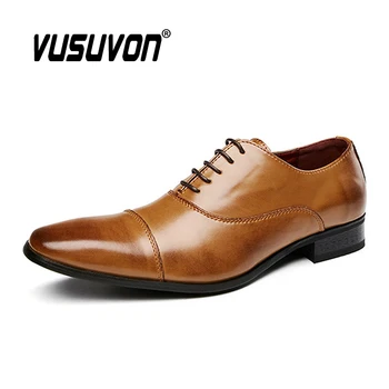 New Arrival Oxford Shoes for Men Genuine Leather Dress Shoes Mens Business Formal Gents Shoes Party Official Men's Wedding Shoes 
New Arrival Oxford Shoes for Men Genuine Leather Dress Shoes Mens Business Formal Gents Shoes Party Official Men's Wedding Shoes