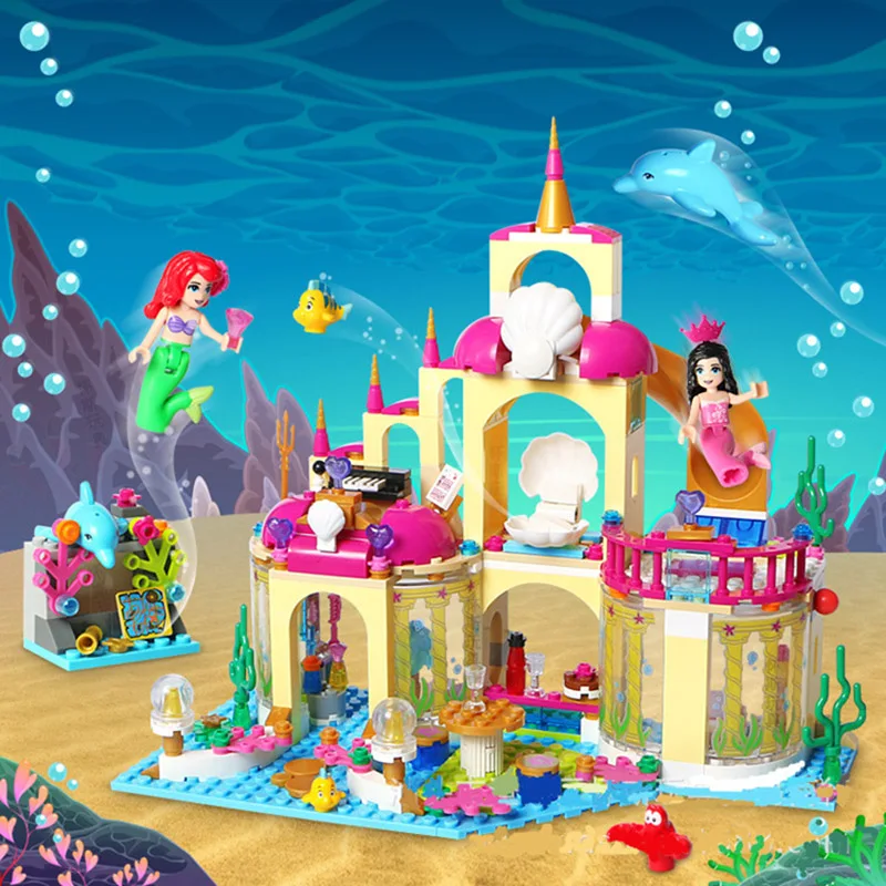 All Series Legoinglys Girl Friends Princess Mermaid Ariel Undersea Palace Building Bricks Blocks Sets Toy Castle
All Series Legoinglys Girl Friends Princess Mermaid Ariel Undersea Palace Building Bricks Blocks Sets Toy Castle