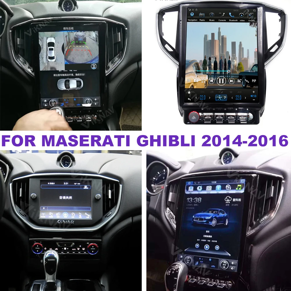For Maserati GHIBLI 2014 2015 2016 car radio gps navigation multimedia system with IPS screen DVR WiFi carplay
For Maserati GHIBLI 2014 2015 2016 car radio gps navigation multimedia system with IPS screen DVR WiFi carplay