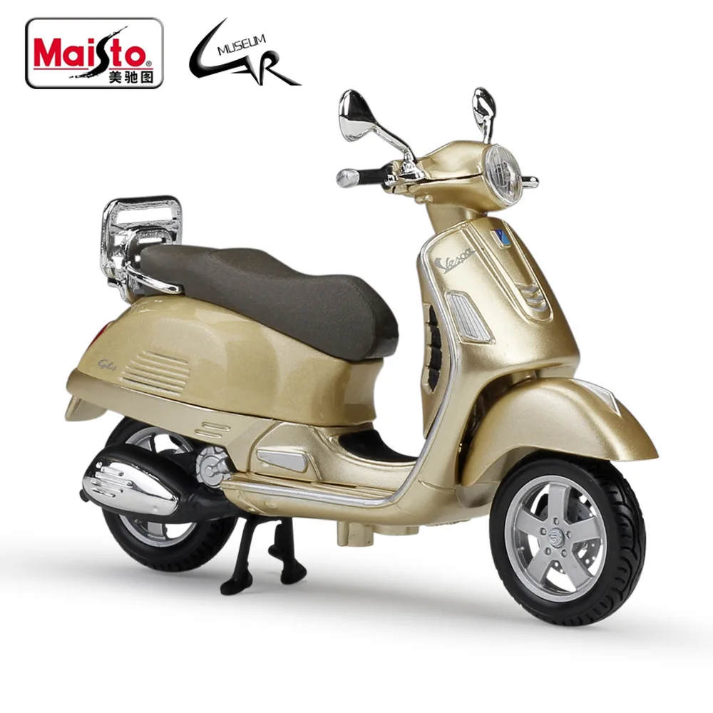 Maisto 1:18 Vespa Motor Scooter Metal Diecast Scale Model Motorcycle Kit Display Collections Gift Toy
Maisto 1:18 Vespa Motor Scooter Metal Diecast Scale Model Motorcycle Kit Display Collections Gift Toy