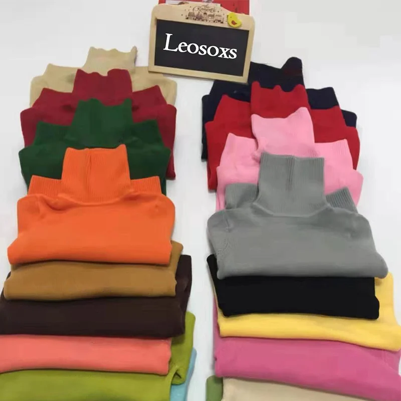 Children's Turtlenecks for the Girl Solid Long Sleeve Pullover Turtleneck Sweaters kids toddler Autumn Winter Girls Sweaters
Children's Turtlenecks for the Girl Solid Long Sleeve Pullover Turtleneck Sweaters kids toddler Autumn Winter Girls Sweaters