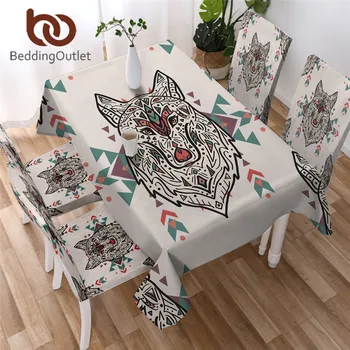 BeddingOutlet Wild Animal Tablecloth Waterproof Tribal Wolf Dining Table Cover Colorful Kitchen Table Cloth Rectangular manteles 
BeddingOutlet Wild Animal Tablecloth Waterproof Tribal Wolf Dining Table Cover Colorful Kitchen Table Cloth Rectangular manteles