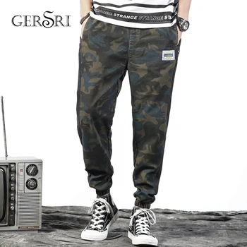 

Gersri Camouflage Cargo Casual Pants Men's Joggers Trousers Fashion Casual Streetwear Men's Harem Pants Oversized 4XL 5X 6XL 7XL