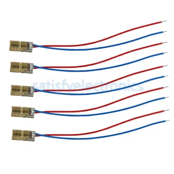 

10pcs Laser Diodes 5mW 650 nm Diodo RED Dot Laser Diod Circuit 3V/5V 5mW 650nm Module Pointer Sight Copper Head