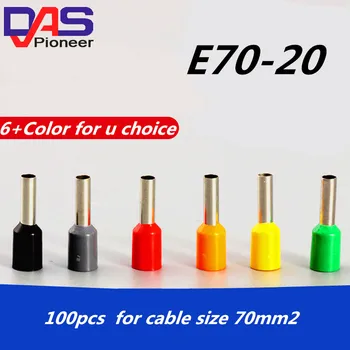 E 70-20 terminator 70mm2 bootlace Ferrules Wire cable Crimp terminal Connector AWG210
E 70-20 terminator 70mm2 bootlace Ferrules Wire cable Crimp terminal Connector AWG210