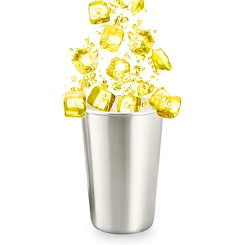 5 psc Stainless Steel Tumbler Pint Glasses Metal Cups Ice Cold Water Mug Beer Cup Bilayer Coffee Milk Tea Lemon Juice Mug 500ML
5 psc Stainless Steel Tumbler Pint Glasses Metal Cups Ice Cold Water Mug Beer Cup Bilayer Coffee Milk Tea Lemon Juice Mug 500ML