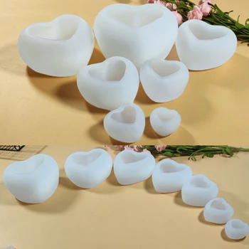 Resin Crystal Epoxy Mold 3D Love Heart Cake Chocolate Silicone Mould DIY Crafts Aromatherapy Candle Handmade Soap Making Tool
Resin Crystal Epoxy Mold 3D Love Heart Cake Chocolate Silicone Mould DIY Crafts Aromatherapy Candle Handmade Soap Making Tool