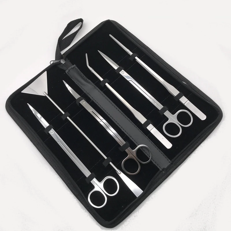 6 PCS/lot 10" Aquarium Cleaning Tools Landscaping Tool Kits Stainless Steel Aquatic Plants Scissors Tweezers Set Bag Black
6 PCS/lot 10" Aquarium Cleaning Tools Landscaping Tool Kits Stainless Steel Aquatic Plants Scissors Tweezers Set Bag Black