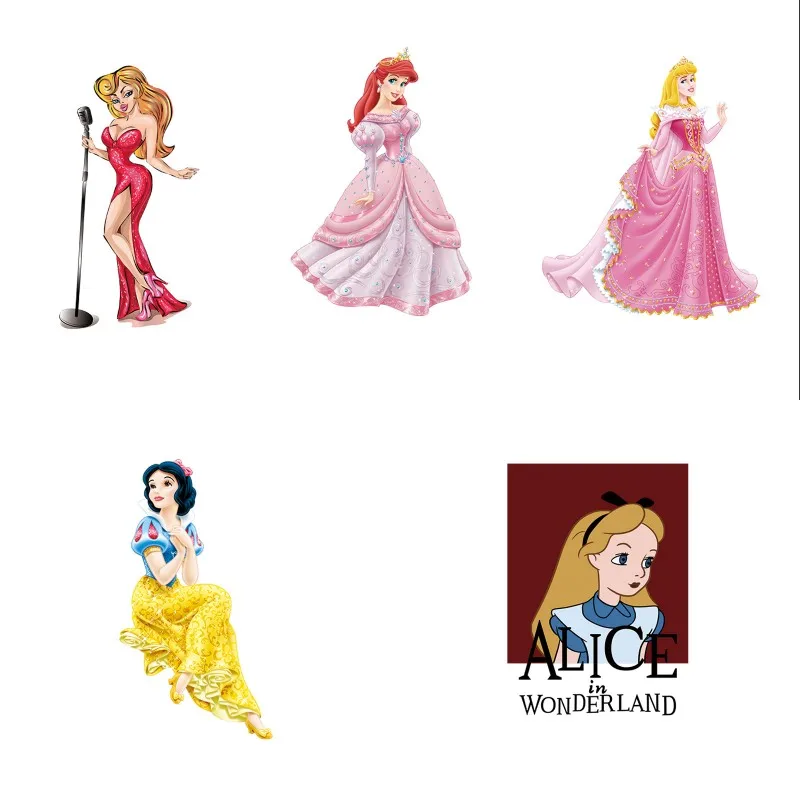 5PCS /Set Cartoon Character Princess Icon Patches Heat-sensitive Printing DIY Apparel Accessories Thermal Transfer Applique
5PCS /Set Cartoon Character Princess Icon Patches Heat-sensitive Printing DIY Apparel Accessories Thermal Transfer Applique
