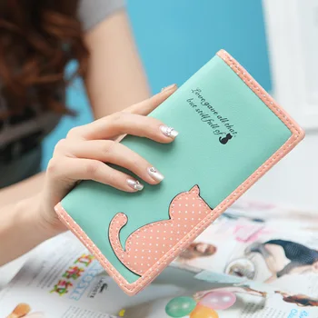 2020 new wallet cartoon coin purse odd-tailed cat contrast color stitching wallet kitten pendant zipper long ladies wallet
2020 new wallet cartoon coin purse odd-tailed cat contrast color stitching wallet kitten pendant zipper long ladies wallet