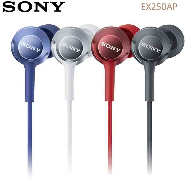 Original Sony EX250AP Earphone Metal Earbuds Earpiece With Mic For Sony Xperia Z3 Z5 XZ1 XA2 XA3 L1 L2 L3 X XZ4 Z6 Compact Note
Original Sony EX250AP Earphone Metal Earbuds Earpiece With Mic For Sony Xperia Z3 Z5 XZ1 XA2 XA3 L1 L2 L3 X XZ4 Z6 Compact Note