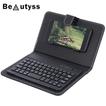 Mini Wireless Blueteeth Keyboard Table Laptop Phone Keyboards Portable Leather Cover Case Two in One For iPhone for Android
Mini Wireless Blueteeth Keyboard Table Laptop Phone Keyboards Portable Leather Cover Case Two in One For iPhone for Android