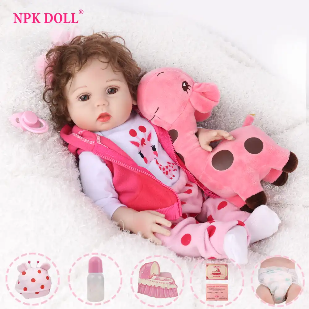 npkdoll reborn baby 18 inch full vinyl lifelike bebe toys kids