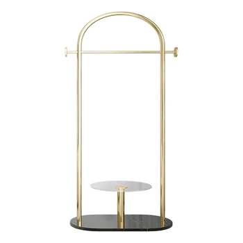 Ceiling rack floor-to-ceiling bedroom stainless steel hanger net red Nordic marble multi-functional clothing rack
Ceiling rack floor-to-ceiling bedroom stainless steel hanger net red Nordic marble multi-functional clothing rack