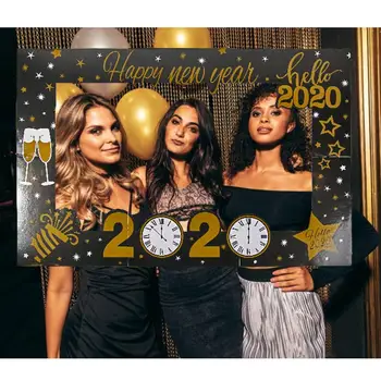 2020 New Year Photo Frame Prop 2 To 3 People Hand-held Photo Props New Year's Day Eve Holiday Decoration Supplies Picture Frame
2020 New Year Photo Frame Prop 2 To 3 People Hand-held Photo Props New Year's Day Eve Holiday Decoration Supplies Picture Frame