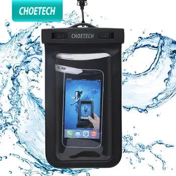 CHOETECH Clear Waterproof Mobile Phone Bags With Strap for iPhone 11 X XS XR 8 7 6 6S Plus Pouch Cases Cover For Samsung S10 S9
CHOETECH Clear Waterproof Mobile Phone Bags With Strap for iPhone 11 X XS XR 8 7 6 6S Plus Pouch Cases Cover For Samsung S10 S9