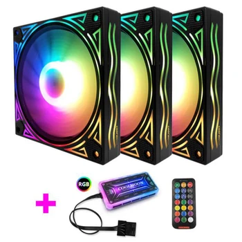 Giant wave RGB 120mm Cooling fan desktop 5V computer Case silent magic color changing fan Quiet IR Remote
Giant wave RGB 120mm Cooling fan desktop 5V computer Case silent magic color changing fan Quiet IR Remote