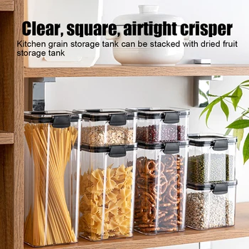 Food Storage Container Plastic Kitchen Refrigerator Noodle Storage Box Multigrain Storage Tank Transparent Sealed Can
Food Storage Container Plastic Kitchen Refrigerator Noodle Storage Box Multigrain Storage Tank Transparent Sealed Can
