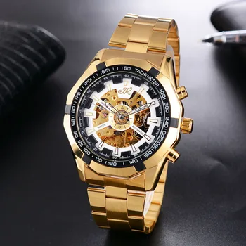 MENS SKELETON MECHANICAL WATCH FORSINING AUTOMATIC GOLD MALE WRISTWATCHES STAINLESS STEEL WATERPROOF RELOJ HOMBRE new LUXURY
MENS SKELETON MECHANICAL WATCH FORSINING AUTOMATIC GOLD MALE WRISTWATCHES STAINLESS STEEL WATERPROOF RELOJ HOMBRE new LUXURY