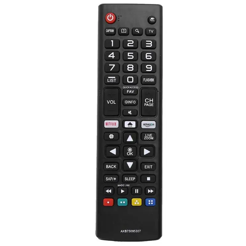 Replacement Universal TV Remote Control AKB75095307/5303 433MHz Learning Remote Control for LG 55LJ550M 32LJ550B Netflix
Replacement Universal TV Remote Control AKB75095307/5303 433MHz Learning Remote Control for LG 55LJ550M 32LJ550B Netflix