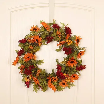 Artificial Wreath Lifelike Durable Sunflower Decoration Garland Pendant for Easter Thanksgiving Day Round Simulation Garlands
Artificial Wreath Lifelike Durable Sunflower Decoration Garland Pendant for Easter Thanksgiving Day Round Simulation Garlands