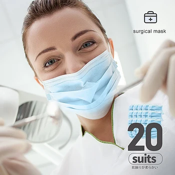 20PCS 3 Layer Non-woven Dust Face Mask Thickened Disposable Mouth Mask Dust Filter Safety Mask
20PCS 3 Layer Non-woven Dust Face Mask Thickened Disposable Mouth Mask Dust Filter Safety Mask