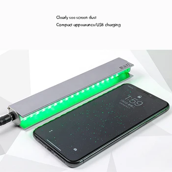 Anti Slip Compact Mobile Phone Screen Dust Lamp with USB Port, Rechargeable Light for Screen Repairing Fingerprint Scratches
Anti Slip Compact Mobile Phone Screen Dust Lamp with USB Port, Rechargeable Light for Screen Repairing Fingerprint Scratches