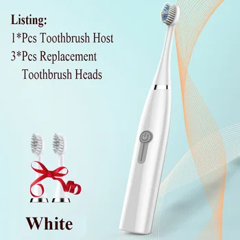 1Pcs Electric Ultrasonic Toothbrush Waterproof Sonic Brush Clean Oral Hygiene Bathroom Products Fashion Convenient
1Pcs Electric Ultrasonic Toothbrush Waterproof Sonic Brush Clean Oral Hygiene Bathroom Products Fashion Convenient