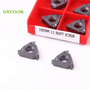 10PCS 16ER IR M 11 14 19BSPT IC908 Thread Lathe Tools Cutter Carbide Inserts CNC Turning Tool
10PCS 16ER IR M 11 14 19BSPT IC908 Thread Lathe Tools Cutter Carbide Inserts CNC Turning Tool