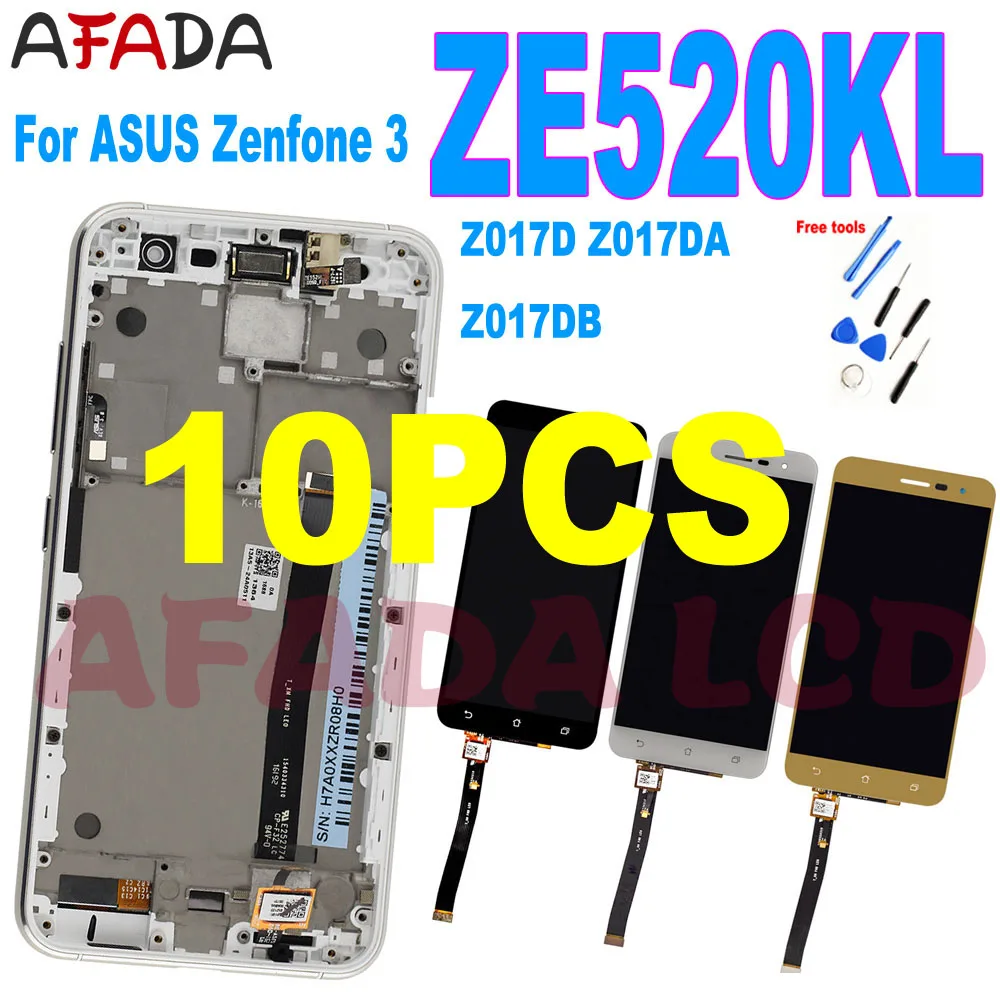 10PCS 5.2" Original LCD For ASUS Zenfone 3 ZE520KL Display Touch Screen with Frame for ASUS ZE520KL LCD Z017D Z017DA Z017DB
10PCS 5.2" Original LCD For ASUS Zenfone 3 ZE520KL Display Touch Screen with Frame for ASUS ZE520KL LCD Z017D Z017DA Z017DB