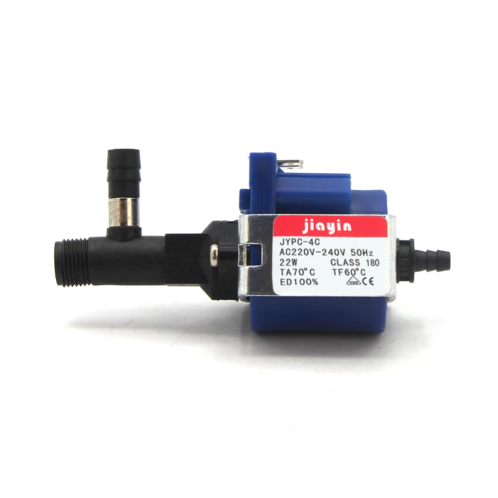 JYPC-4C 22W AC220 - 240V Electromagnetic Solenoid Self-priming Steam Water Pump for Coffee machine / Medical instrument ,etc
JYPC-4C 22W AC220 - 240V Electromagnetic Solenoid Self-priming Steam Water Pump for Coffee machine / Medical instrument ,etc
