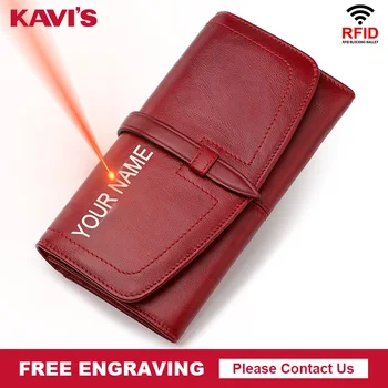 KAVIS Free Engaving Female Wallet Red Women Long Style Purse Phone Holders Lady Long Portomonee Clutch Money Perse Girls Vallet
KAVIS Free Engaving Female Wallet Red Women Long Style Purse Phone Holders Lady Long Portomonee Clutch Money Perse Girls Vallet