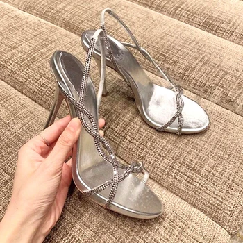 Shoes Women summer Open Toed Pumps Fashion Sexy High heels Sandals Party Wedding Crystal Hollow out Rome Stilettos sexy sandals 
Shoes Women summer Open Toed Pumps Fashion Sexy High heels Sandals Party Wedding Crystal Hollow out Rome Stilettos sexy sandals