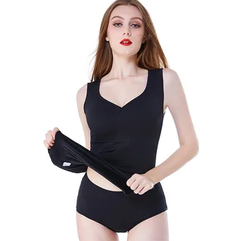 Women Winter Plus Velvet Thick Camisoles Slim Solid Color Vests Warm Tank Tops Underwear
Women Winter Plus Velvet Thick Camisoles Slim Solid Color Vests Warm Tank Tops Underwear