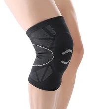 新スタイル 3D ウィービング膝サポート内蔵の eva フォームパッドスポーツフィットネスサイクリングハイキング膝ブレース保護 # sbt17(China)
