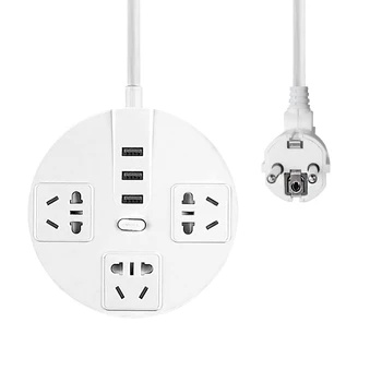 Extension cord output socket AU EU PLUG 10A 220V 2500W 4USB Phone Strip Charger Multiple smart power China standard wiring board
Extension cord output socket AU EU PLUG 10A 220V 2500W 4USB Phone Strip Charger Multiple smart power China standard wiring board