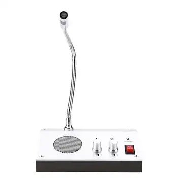 Dual Way Voice Mic Speaker Intercom Window Counter Interphone for Security Company 100-240V US Hot
Dual Way Voice Mic Speaker Intercom Window Counter Interphone for Security Company 100-240V US Hot