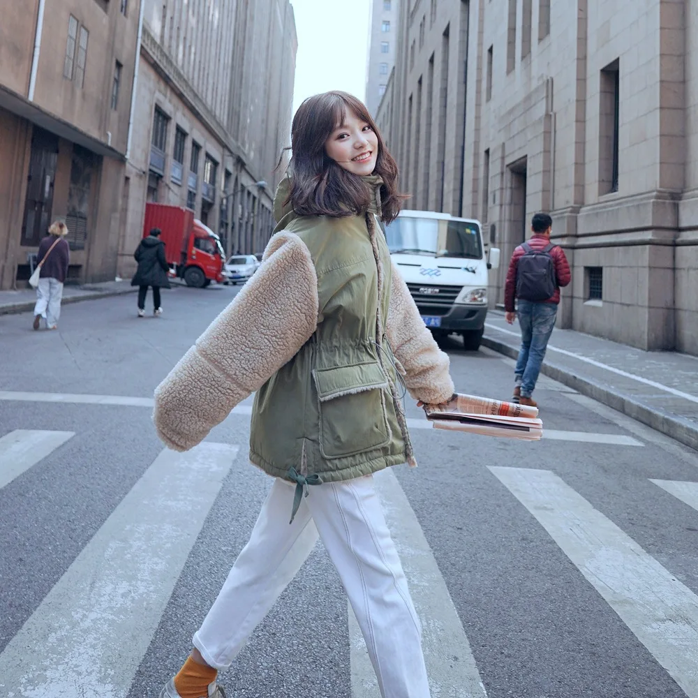 Photo Shoot Sense of Design Lambs Wool Joint Workwear Cotton Overcoat 2019 Winter New Style Fashionable WOMEN'S Dress Retro Cott
Photo Shoot Sense of Design Lambs Wool Joint Workwear Cotton Overcoat 2019 Winter New Style Fashionable WOMEN'S Dress Retro Cott