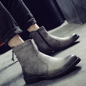 England style men luxury fashion chelsea boots cowboy genuine leather shoes outdoor pointed-toe ankle boot zapatos botas hombre
England style men luxury fashion chelsea boots cowboy genuine leather shoes outdoor pointed-toe ankle boot zapatos botas hombre