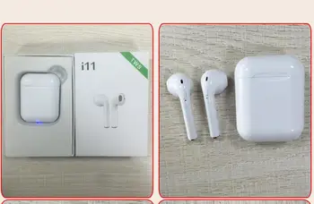 10 pcs per lot i11 tws Wireless Earphone Bluetooth 5.0 Stereo 3D Headphone button control automatically paring white
10 pcs per lot i11 tws Wireless Earphone Bluetooth 5.0 Stereo 3D Headphone button control automatically paring white