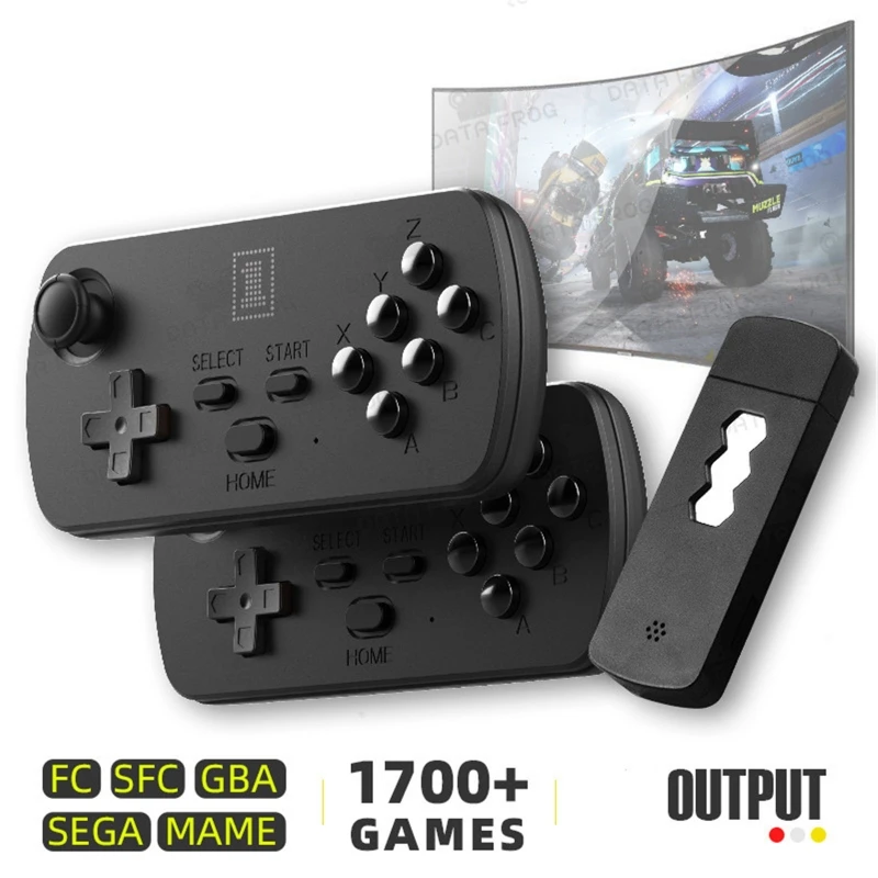 USB Wireless Handheld TV Video Game Console Build In 3500 Classic Game 8Bit Video Console Support HDMI TV Game Console
USB Wireless Handheld TV Video Game Console Build In 3500 Classic Game 8Bit Video Console Support HDMI TV Game Console