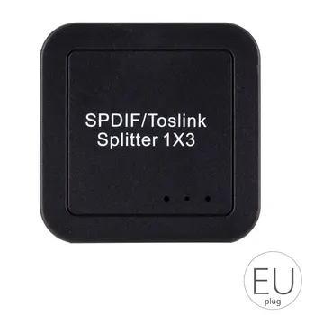 SPDIF 1x3 Digital Fibre Optical Splitters Awitch Box One Input Three Output Switchers Audio Adapter
SPDIF 1x3 Digital Fibre Optical Splitters Awitch Box One Input Three Output Switchers Audio Adapter
