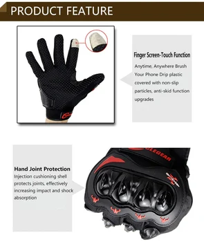 Breathable Motorcycle Leather Gloves Screen-Touch Cyclegear CG666 Motocross Guante Racing Anti-fall Full Finger Motorbike Glove
Breathable Motorcycle Leather Gloves Screen-Touch Cyclegear CG666 Motocross Guante Racing Anti-fall Full Finger Motorbike Glove