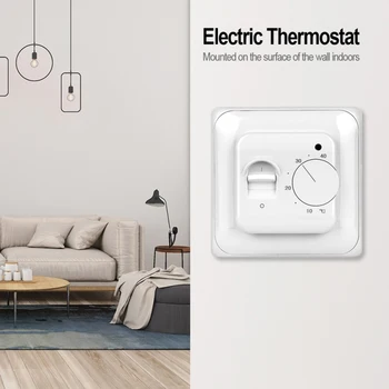 Room Floor Heating Thermostat Air Condition Temperature Control Switch 16A 230V
Room Floor Heating Thermostat Air Condition Temperature Control Switch 16A 230V