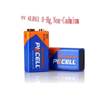 10Pcs/lot PKCELL Battery 1604G-S1 9V PPP3 1604A 6AM6 MN1604 522 6lr61 9v Alkaline Batteria for Wireless Microphone
10Pcs/lot PKCELL Battery 1604G-S1 9V PPP3 1604A 6AM6 MN1604 522 6lr61 9v Alkaline Batteria for Wireless Microphone