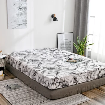 LIXF Mattress Cover Marble Printed Pattern Fitted Sheet Mattress Cover with All-Around Elastic Rubber Band Bed Linens Home Texti
LIXF Mattress Cover Marble Printed Pattern Fitted Sheet Mattress Cover with All-Around Elastic Rubber Band Bed Linens Home Texti