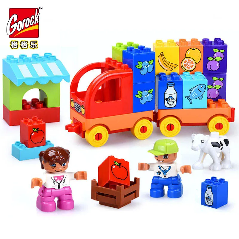 Legoingly 37pcs Large Size Bricks Town Traffic Transport My First Truck Building Blocks Baby Birthday Gift Compatible With Duplo
Legoingly 37pcs Large Size Bricks Town Traffic Transport My First Truck Building Blocks Baby Birthday Gift Compatible With Duplo