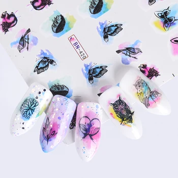 12 Designs Water Transfer Stickers Animal Flower Watercolor Nail Slider Decal Charming Wraps Decoration Tip Manicure BEBN409-420
12 Designs Water Transfer Stickers Animal Flower Watercolor Nail Slider Decal Charming Wraps Decoration Tip Manicure BEBN409-420