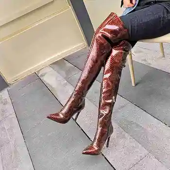 Sexy Over The Knee Boots Women Print Pu Boot Female Pointed Toe Shoes Ladies Zip Party Shoes Winter 2020 Plus Size 48
Sexy Over The Knee Boots Women Print Pu Boot Female Pointed Toe Shoes Ladies Zip Party Shoes Winter 2020 Plus Size 48